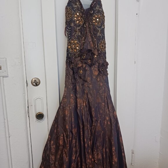 Sherry couture pageant formal dress size 10 - Picture 5 of 7